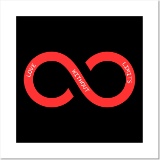 Valentines Day: Love Without Limits Infinity Loop Posters and Art